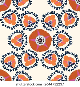 This intricate design showcases a traditional carpet pattern from Turkic peoples. The pattern reflects the rich cultural heritage and craftsmanship of Turkic weaving traditions.