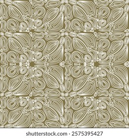 This intricate pattern is a visual feast, with its organic, flowing lines creating a sense of movement and fluidity. The delicate balance of positive and negative space, combined with the warm, earthy