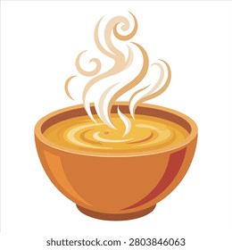 This inviting vector illustration, featured in image_7e2a08.png, depicts a steaming hot bowl of delicious soup or broth. This clean and professional graphic is perfect for culinary blogs, restaurant menus, healthy eating projects, catering services, and any food-related digital content that highlights warm, homemade comfort food.

#Soup #Bowl #HotFood #Steaming #Cooking #Culinary #VectorGraphic #ComfortFood #HealthyEating #Illustration