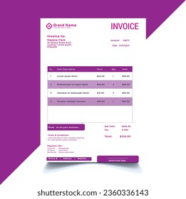  this is a invoice design