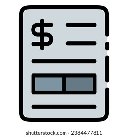 Dieses Rechnungssymbol eignet sich für Einkaufs-, E-Commerce-, Supermarkt- und Geschäftsgeschäfte
