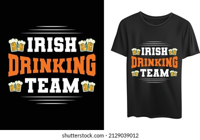 Este es un diseño irlandés de camisetas del Día de San Patricio. Puede usar este diseño en cualquier lugar que desee
