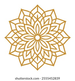 This Islamic mandala design features intricate floral and abstract patterns, blending tradition and modernity. Ideal for decor, art, and cultural projects, it reflects elegance and spirituality.