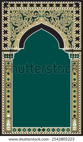 this Islamic pray met design. this design use for any Islamic other work.   