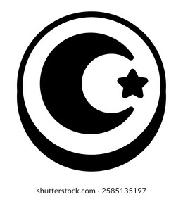 This Islamic symbol icon is suitable for Ramadan Islamic event etc