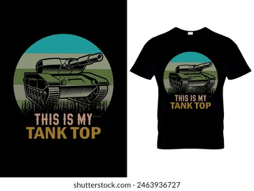 THIS ISMY TANK TOP VINTAGE T SHIRT DESIGN