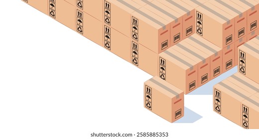 This is Isometric Expedited Delivery Illustration from Isometric Stock. Cool design set for Ornament, Accessories, Element or any Graphic Design Needs.