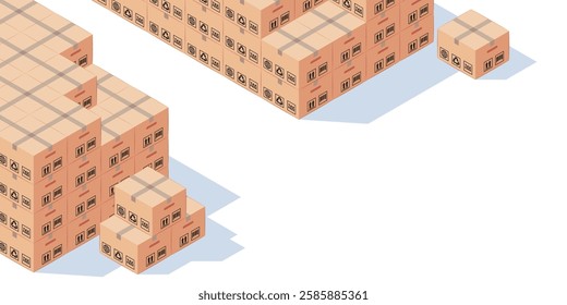 This is Isometric Expedited Delivery Illustration from Isometric Stock. Cool design set for Ornament, Accessories, Element or any Graphic Design Needs.
