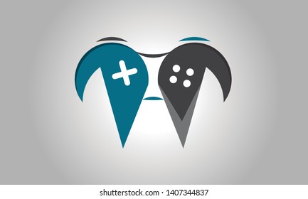 This item is intended for playing games. The perfect logo for players and portals
