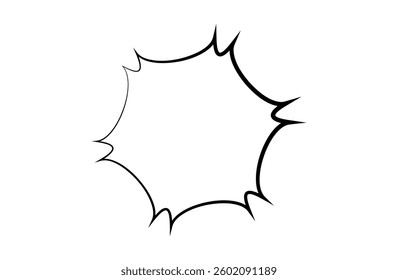 This is a jagged speech bubble.