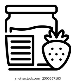 This Jam icon is suitable for Groceries, Shopping, Ecommerce, etc.