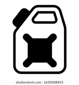 Este ícone Jerrycan é adequado para Camping, Atividade ao ar livre, férias de verão, etc