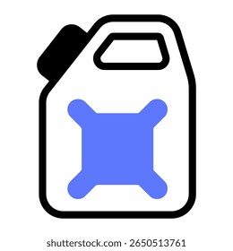 Este ícone Jerrycan é adequado para Camping, Atividade ao ar livre, férias de verão, etc