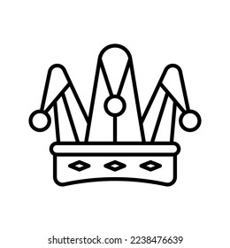 this is a jester hat icon
icon with outline and pixel perfect style
this is one of the icons from the icon sets with Carnival theme