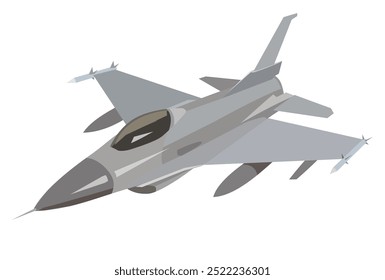 This is a jet fighter illustration