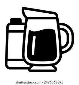 This Jug icon is suitable for coffee, coffee shop, beverage, etc.