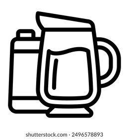 This Jug icon is suitable for coffee, coffee shop, beverage, etc.