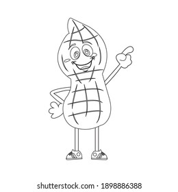 This is  Kawaii Peanuts Cute Outline