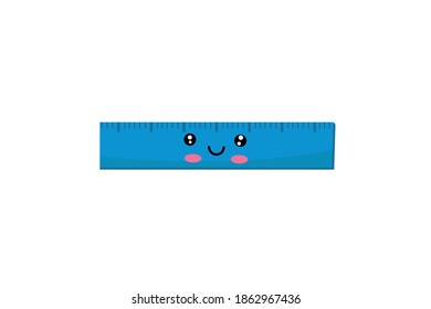 This Kawaii Ruler Vector Design