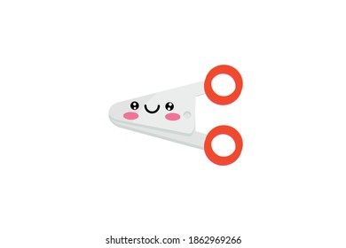 This Kawaii Scissor Vector Design