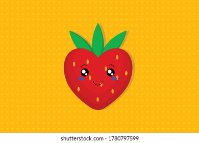 This is a Kawaii Strawberry