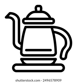 This Kettle icon is suitable for coffee, coffee shop, beverage, etc.