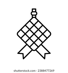 this is a ketupat icon
icon with outline style and pixel perfect
this is one of the icons from the icon sets with Eid al Fitr theme