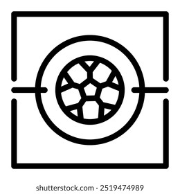 This Kick Off icon is suitable for football, soccer, sport etc.