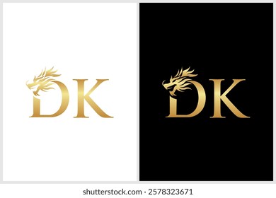 This kind of design would be clean, bold, and highly stylized, perfect for a logo, branding, or an illustration that plays on the initial "D" while capturing the fierce spirit of a dragon