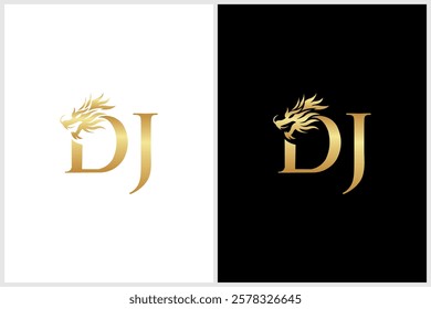 This kind of design would be clean, bold, and highly stylized, perfect for a logo, branding, or an illustration that plays on the initial "D" while capturing the fierce spirit of a dragon