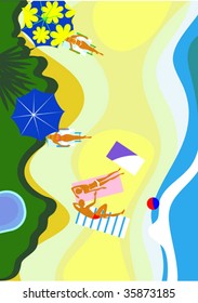 This is kind of a sea beach from above