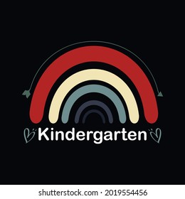This is kindergarten t-shirt design