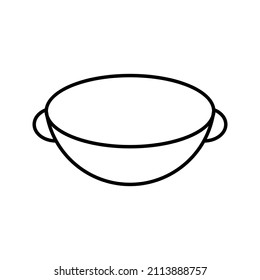 This is a kitchen-related icon that uses the outline style for your design projects