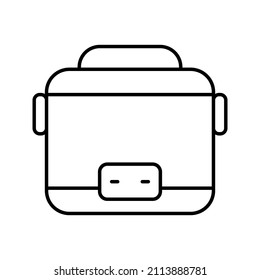 This is a kitchen-related icon that uses the outline style for your design projects