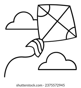 This Kite icon is suitable for Universal Children Day