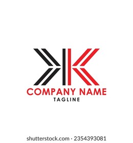 This is kk typography logo