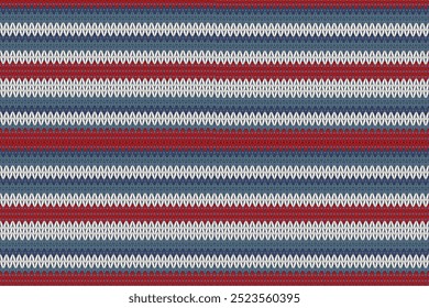 This Knitted Textile pattern features colorful stripes, perfect for pillow covers, clothing, or tile designs. Add warmth and creativity with this versatile Knitted Textile for any project.