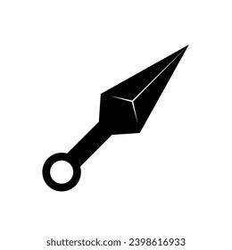 dies ist ein kunai oder ninja werfen Messersymbol