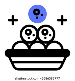 Este ícone de Ladoo é adequado para a cultura da Índia, etc.