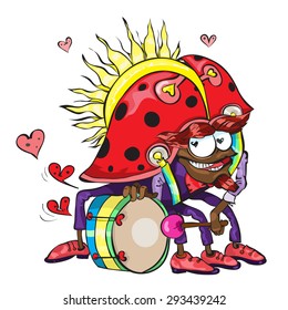 This ladybug give you a warm , gentle sunshine .