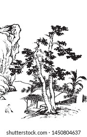 This is a landscape drawing