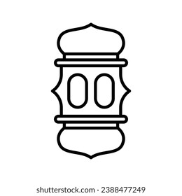 this is a lantern icon
icon with outline style and pixel perfect
this is one of the icons from the icon sets with Eid al Fitr theme
