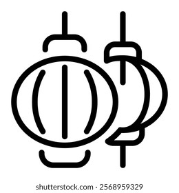 This Lantern icon is suitable for Chinese New Year, Lunar Festival or other Chinese Festival, etc.