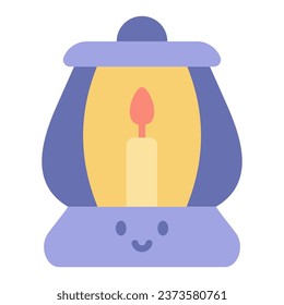 This lantern icon is suitable for Thanksgiving event and autumn season.
