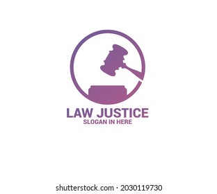 This Is A Law Logo For Justice Company. Business Mark For Judge. Law Business Symbol.