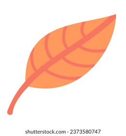 This leaf icon is suitable for Thanksgiving event and autumn season.
