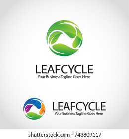 This is a leaf logo used for many purposes.