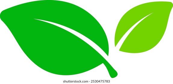 This leaf vector design features vibrant green leaves in various shapes, perfect for nature-themed projects, eco-friendly designs, or adding a fresh touch to your graphics!