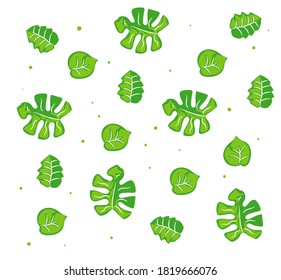 This is leaves and vector picture
