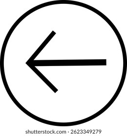 This is a left arrow